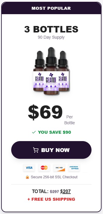 Gelatide 3 Bottle Price